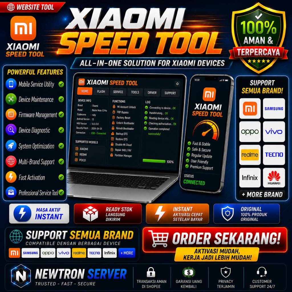 Xiaomi Speed Tool AUTO API EXISTING USER Flash/EFS/Mi Cloud Credit